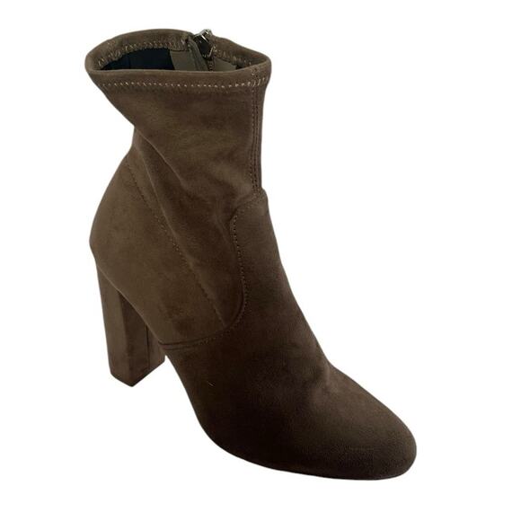 Steve Madden Edit Dark Taupe Suede Ankle Boots US 6 - Picture 1 of 6